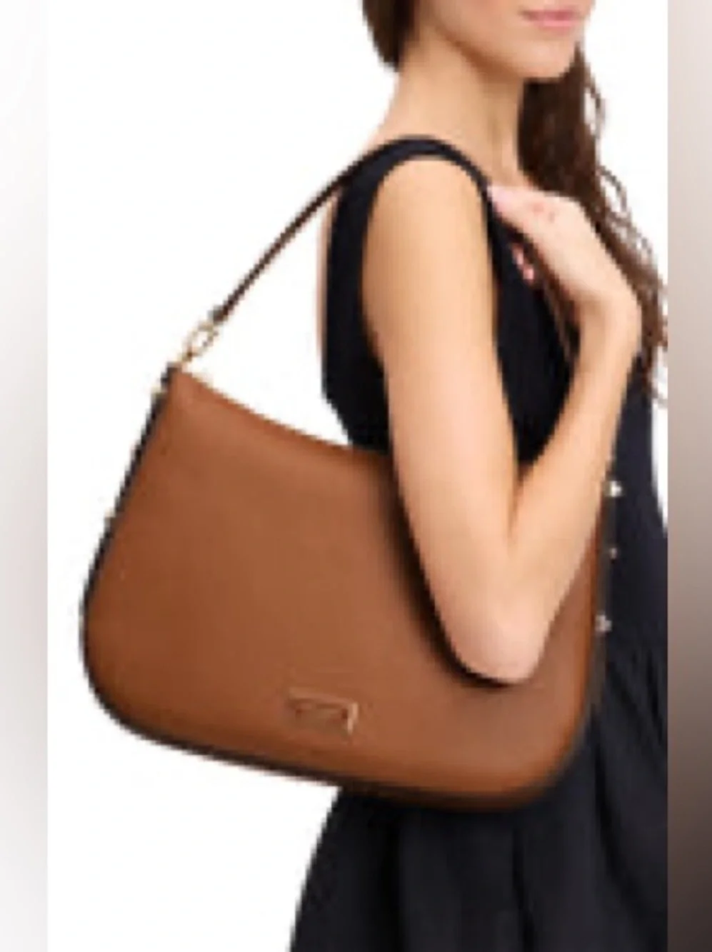 Kate Spade Liv Large Hobo Bag Pebbled Leather Cavern Clay Crossbody KL677 NWT